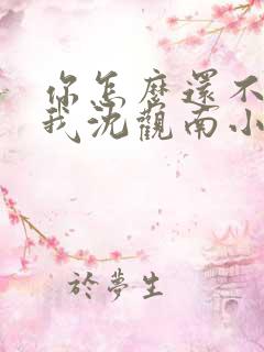 你怎么还不来哄我沈观南小说免费阅读