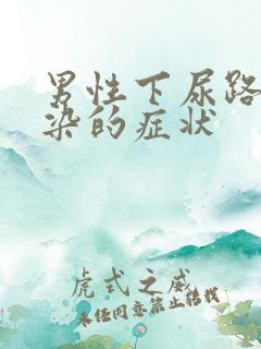 男性下尿路有感染的症状