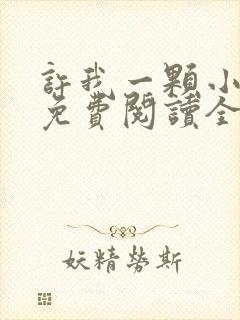 许我一颗小心心免费阅读全文