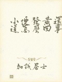 小便发黄还有味道怎么回事