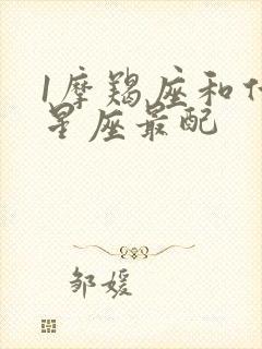 1摩羯座和什么星座最配