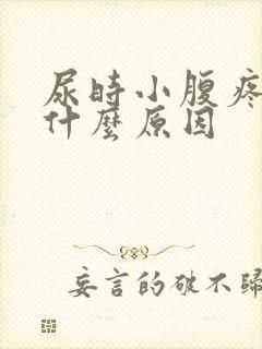 尿时小腹疼痛是什么原因