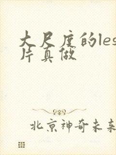 大尺度的les片真做