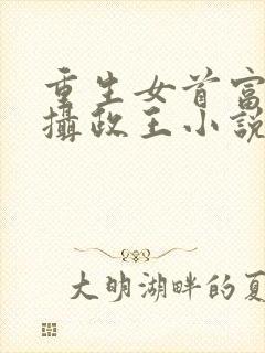 重生女首富娇养摄政王小说