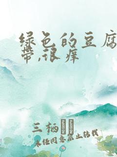 绿色的豆腐渣白带,很痒