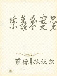 亿万盛宠只为你小说全文免费阅读