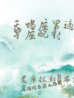 天蝎座男适合的星座配对