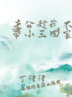 老公趁我不在家带小三回家住