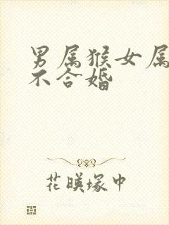 男属猴女属蛇合不合婚