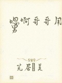 嗯啊哥哥用力男男