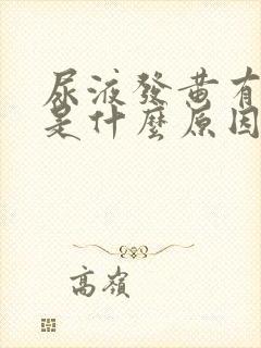 尿液发黄有泡泡是什么原因引起的?