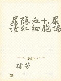 尿隐血+,尿沉渣红细胞偏高