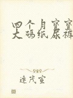 四个月宝宝穿多大码纸尿裤