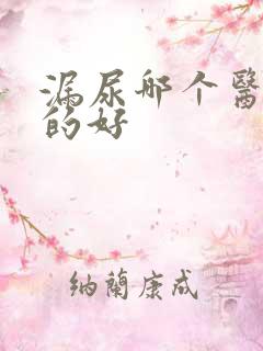 漏尿哪个医院看的好