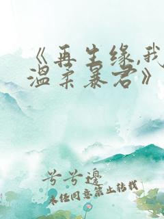 《再生缘,我的温柔暴君》