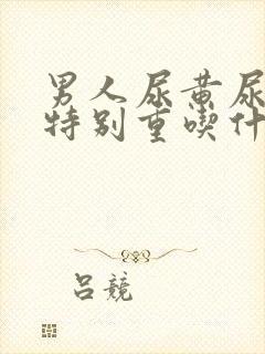 男人尿黄尿骚味特别重吃什么药