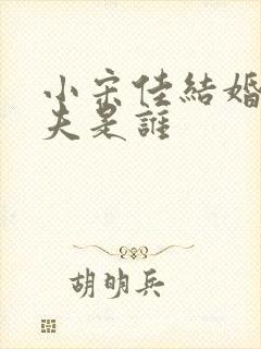 小宋佳结婚吗丈夫是谁