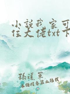 小说我家可能有位大佬txt下载