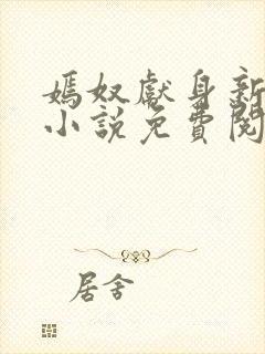 嫣奴献身新守的小说免费阅读全文