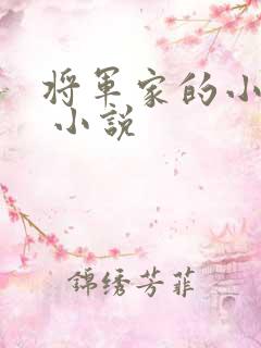 将军家的小娘子 小说