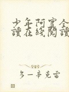 少年阿宾全文阅读在线阅读
