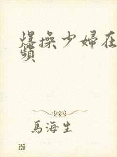 爆操少妇在线视频