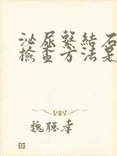 泌尿系结石首选检查方法是