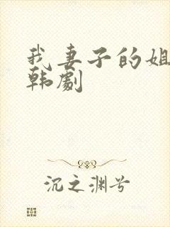 我妻子的姐姐3韩剧
