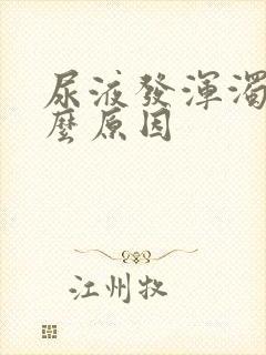 尿液发浑浊是什么原因