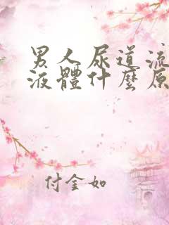 男人尿道流黄色液体什么原因