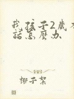 我孩子2岁不说话怎么办