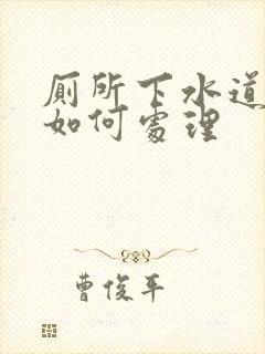 厕所下水道反味如何处理