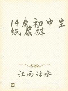 14岁初中生穿纸尿裤