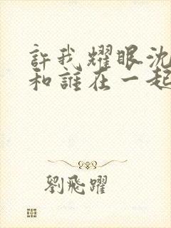 许我耀眼沈皓明和谁在一起了