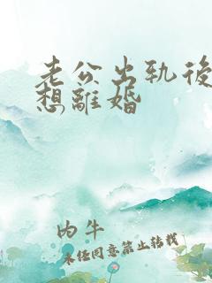 老公出轨后妻子想离婚