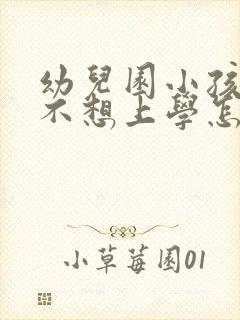 幼儿园小孩厌学不想上学怎么办