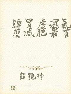 脾胃虚湿气重怎么减肥最有效