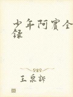 少年阿宾全集目录