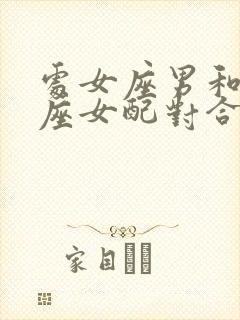 处女座男和水瓶座女配对合适不合适