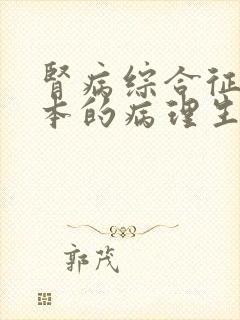 肾病综合征最根本的病理生理特点是