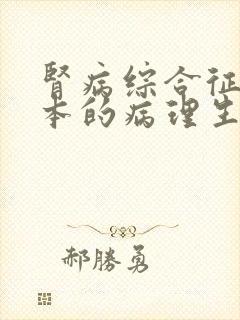 肾病综合征最根本的病理生理改变是