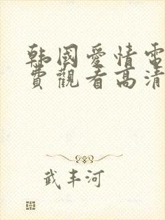 韩国爱情电影免费观看高清完整版