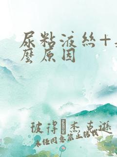 尿粘液丝+是什么原因