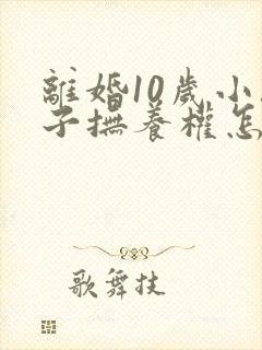 离婚10岁小孩子抚养权怎么判定