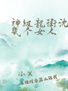 神级龙卫沈浪有几个女人