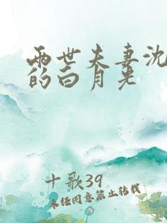 两世夫妻沈先生的白月光