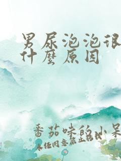 男尿泡泡很多是什么原因