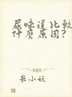 尿味道比较大是什么原因?