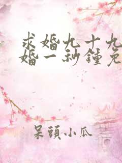 求婚九十九次离婚一秒钟免费观看