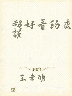 超好看的爽文小说